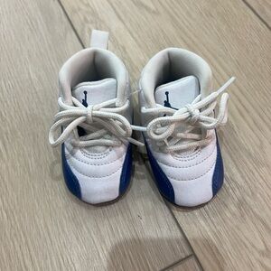 Jordan Baby Sneakers in White and Blue